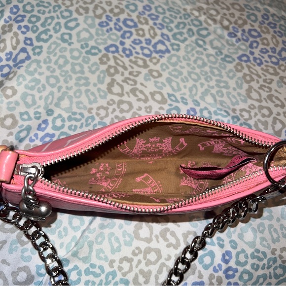 Vintage Pink Juicy Couture Purse Shoulder Bag Handbag Y2K - Lighten Up Be Juicy - Picture 8 of 11